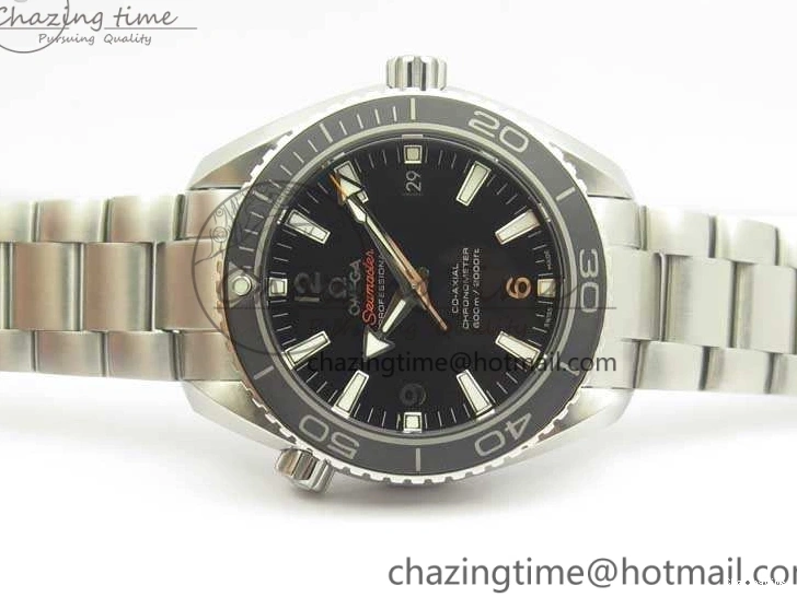 0801 Durable Planet Ocean Professional Ceramic Bezel 42mm 1:1 MK Best Edition Silver Markers On SS Bracelet A 8085
